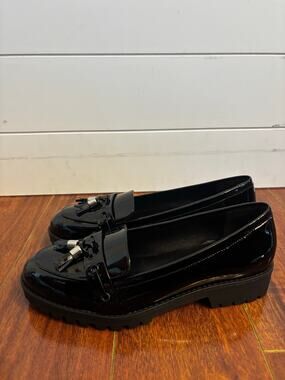 Rebecca Allen Women’s The Lug Loafers Patent Leather Black Size 7.5 NWOB